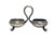 Eclectic Silver Salt and Pepper Holder, Germany, 1890s For Sale - Image 10 of 14