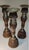 Late 20th Century Late 20th Century Ornate Maitland-Smith Hand-Carved Candle Holders ~ Set of 3 For Sale - Image 5 of 10
