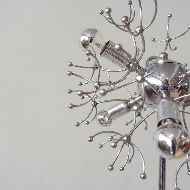 Sputnik Floor Lamp by Gaetano Sciolari for Sciolari, 1970s For Sale - Image 9 of 14