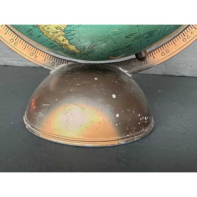 Vintage Art Deco 1930s Reploge World Globe For Sale In New York - Image 6 of 10