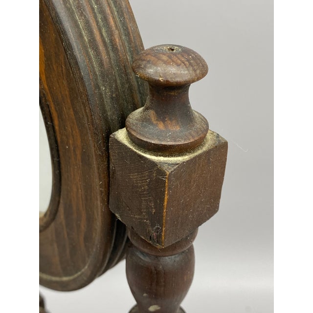 Brown 1960s Spanish Colonial Style Dresser Mirror For Sale - Image 8 of 12