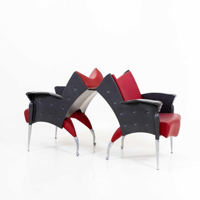 Armchairs Mod. Maletak by Bořek Šípek for Maletti, Italy 1992 For Sale - Image 12 of 18