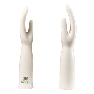 Sculptural Hands from Rosenthal Technik, Germany, 1980s, Set of 2 For Sale