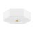 Mitzi Mitzi Lizzie 11 in. 2 Light Flush Mount in Aged Brass and Polished Nickel Finish For Sale - Image 4 of 4