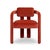 Double Arch Dining Chairs in Crimson Red Cotton Velvet from Insidherland, Set of 6, in New conditions. Designed from 2000...