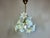 1980s Murano Style White Glass Flower Chandelier For Sale - Image 11 of 15