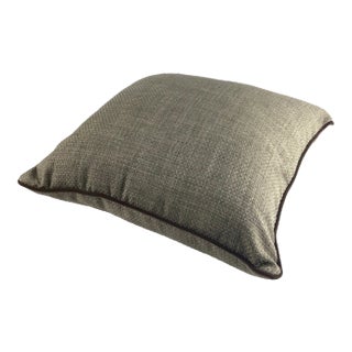 Linen Look Accent Pillow by Creative Home Furnishings Inc For Sale