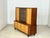 Vintage Bar Cabinet in Birch and Brass For Sale - Image 11 of 18