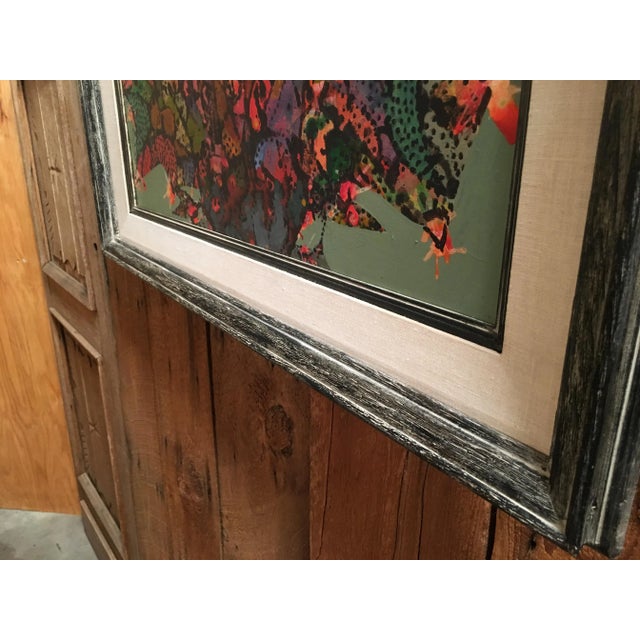 Vintage Mid-Century Edmund Kohn "Christmas Bouquet" Painting For Sale - Image 11 of 13