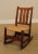 High Quality Antique Solid Oak Armless Rocking Chair with Original L & J. G. Stickley Decal