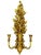 Hollywood Regency Vintage 1972 Syroco #4133 Gold Floral Wall Sconce | Hollywood Regency Candle Holder For Sale - Image 3 of 6