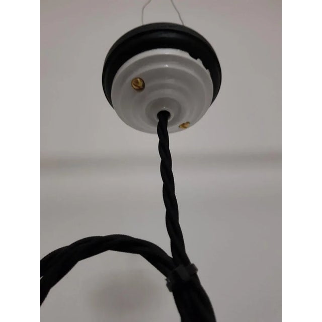 1920s Industrial Dark Chamber Photo Ceiling Lamp from Elpe, 1920s For Sale - Image 5 of 7