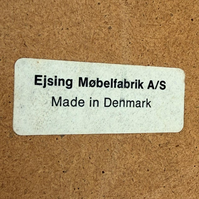 Brown Vintage Danish Modern Teak 3 Drawer Commode Ejsing Møbelfabrik, 1960's Mid Century For Sale - Image 8 of 8