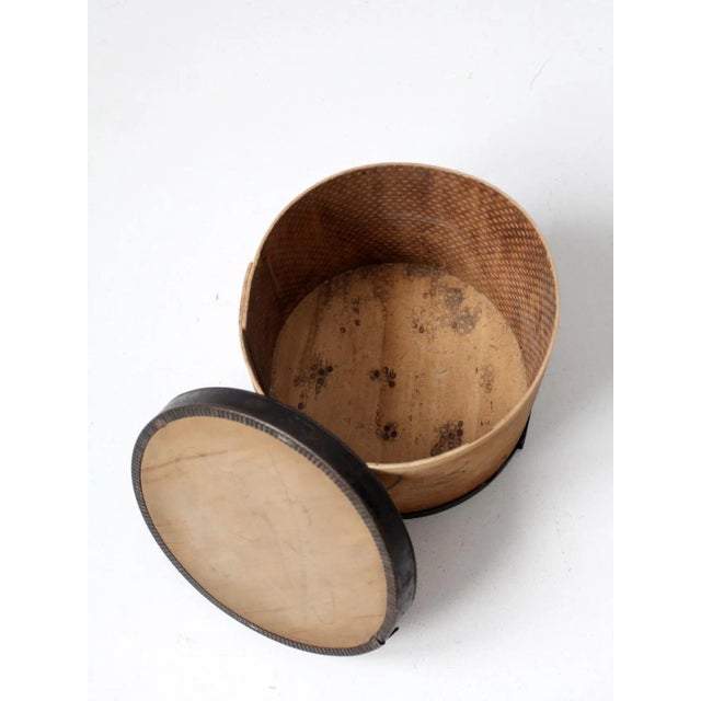 Vintage Wooden Cheese Box For Sale - Image 11 of 12