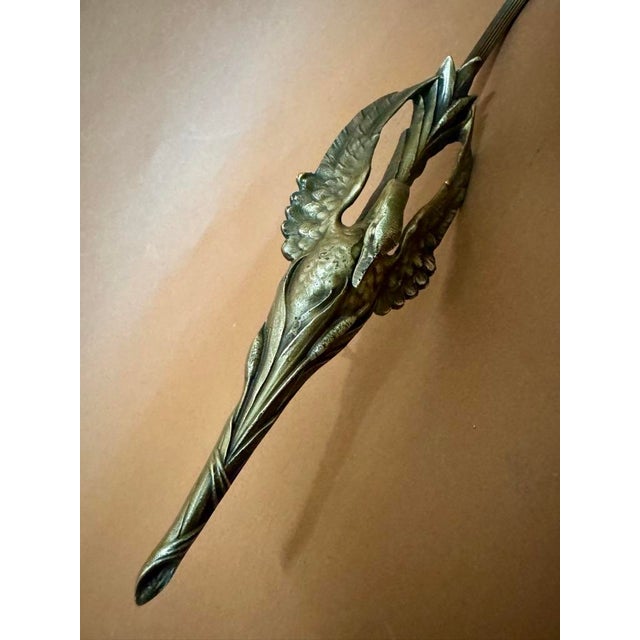 Bauhaus Art Deco Bronze Wall Light by Charles Ranc, 1920s For Sale - Image 3 of 8