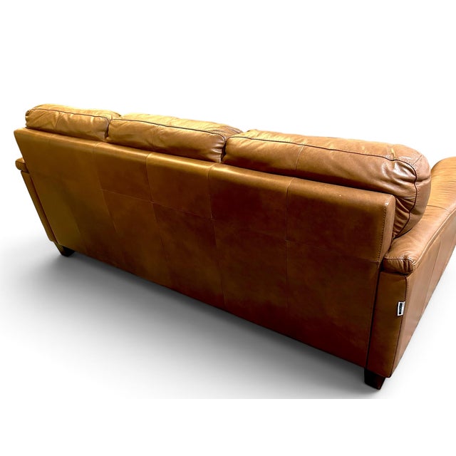 2000 - 2009 Italian Digiò Leather 3 Seater Sofa For Sale - Image 5 of 6