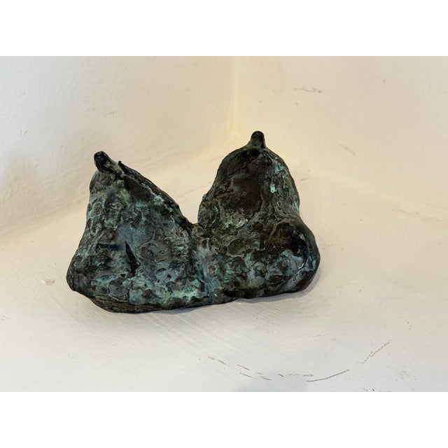 1990s Bronze Nude Sculpture Bust Ruth Aizuss Migdal Vintage For Sale - Image 4 of 5