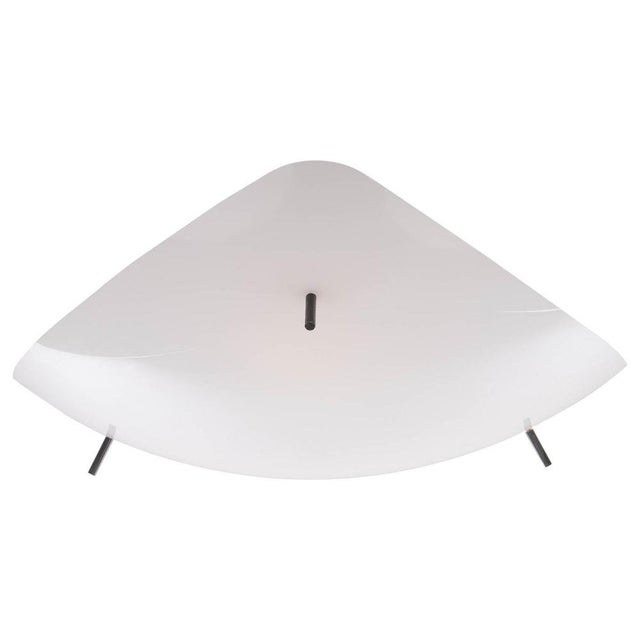 Metal Flush Mount by Gino Sarfatti for Arteluce, Italy, 1950s For Sale - Image 7 of 7