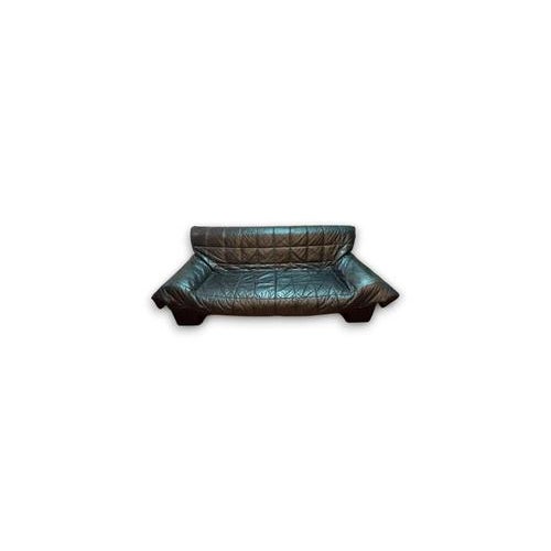 Vintage Coralba Sofa Bed in Black Leather and Light Fabric, 1970s For Sale - Image 9 of 9