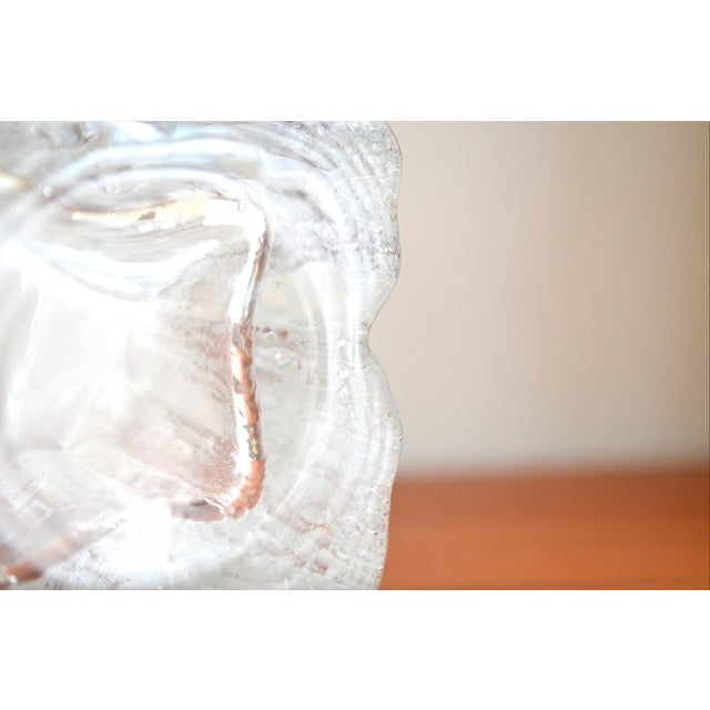Large Finnish Glass Vase by Tapio Wirkkala for Iittala, 1960s For Sale - Image 6 of 7