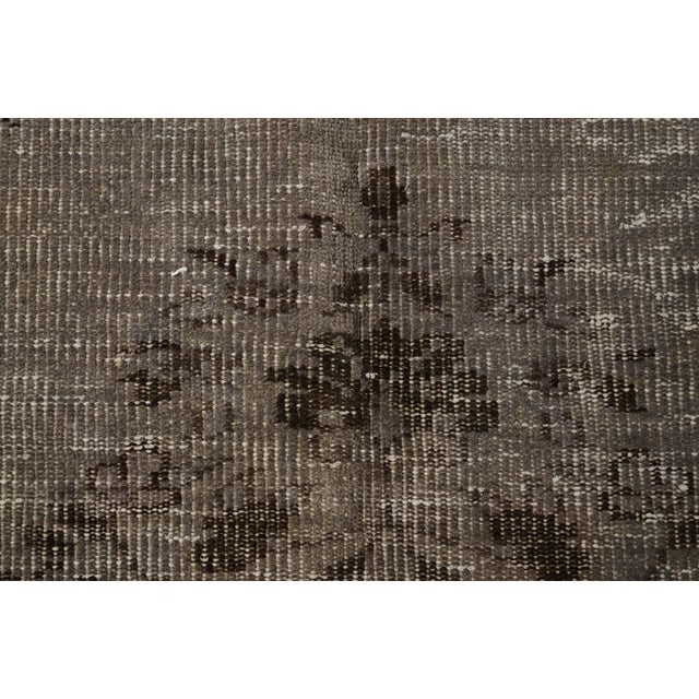 Textile Grey Vintage Anatolian Wool Carpet For Sale - Image 7 of 10