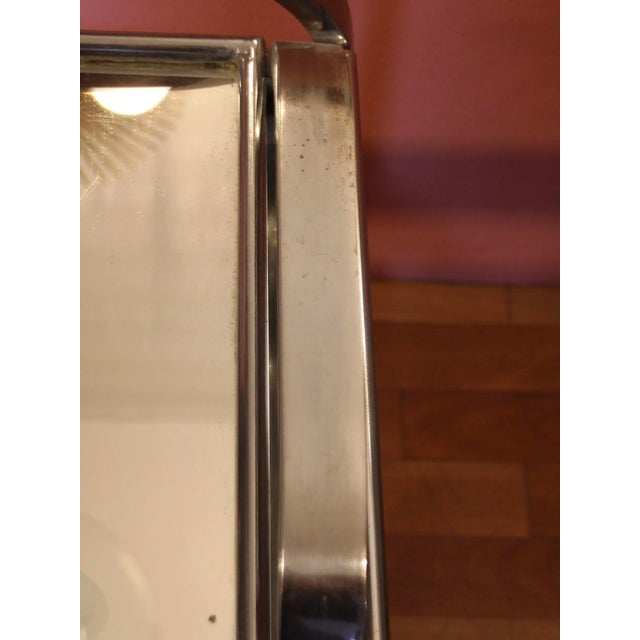 Metal French Art Deco Bar Trolley by Jacques Adnet, 1930s For Sale - Image 7 of 12