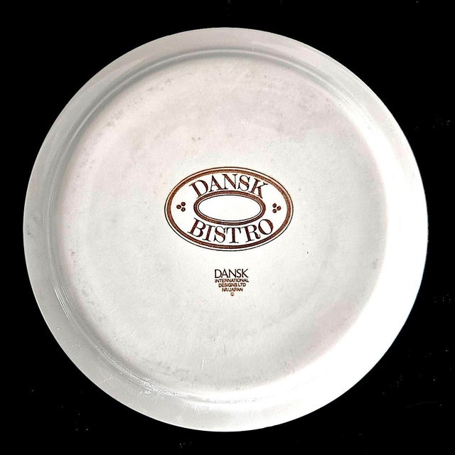 Ceramic Vintage Dansk Bistro Frederiksborg Salad/Luncheon Plates, 8 Pieces For Sale - Image 7 of 8