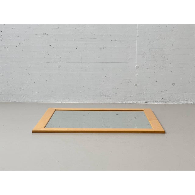 Mid-Century Modern Square Wall Mirror, 1950s-1960s For Sale - Image 3 of 17