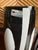 Vintage Modernist Black and White Ceramic Vases, Made in Japan - A Pair For Sale - Image 9 of 11