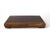 This handsome coffee table is hand carved out one single slab of wood. Gorgeous wood grain and natural edge. 4" thick top...