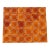 1910s Portuguese Art Deco Glazed Tiles Set of 30 Large Amber Brown Geometric Antique For Sale