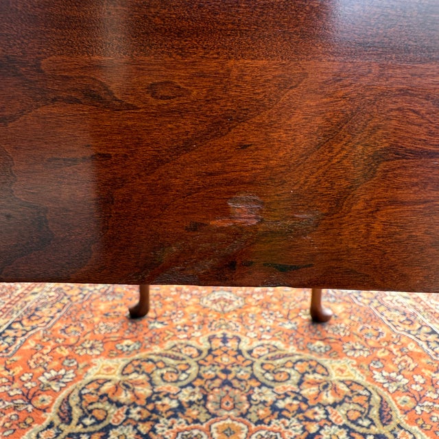 1970s Statton Private Collection Queen Anne / New England Solid Cherry 11 Drawer Highboy Dresser in Oldtowne Cherry For Sale - Image 17 of 18