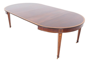 Sheraton Extendable Dining Table in Mahogany, 1880