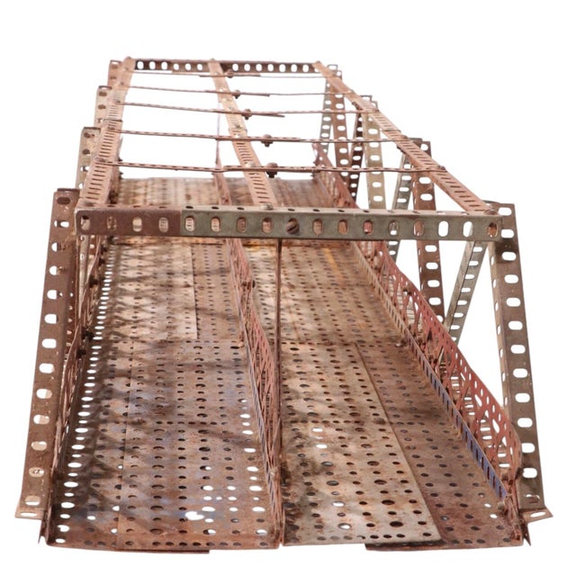 Vintage Erector Set Architectural Trestle Bridge Model For Sale In New York - Image 6 of 14