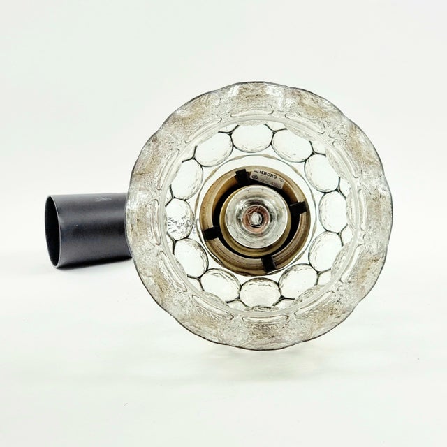 Mid-Century Modern Glass Pendant Light from Limburg, Germany, 1960s For Sale - Image 6 of 8