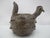 Grace Nell Hewell (1933–2016) Southern folk art figural ceramic vessel shaped like a rooster or chicken, featuring a...