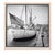 Contemporary Reproduction of Vintage New York Sail Boat With American Flag Photograph- 30" X 30" For Sale - Image 4 of 4