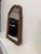 Late 19th Century Antique French Country Scalloped Wood Small Wall Mirror For Sale - Image 5 of 13