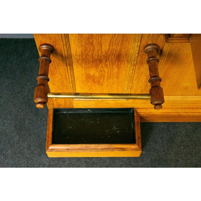 Vintage Mirror Hallway Cupboard For Sale - Image 16 of 18