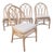 Vintage McGuire Cathedral Cerused Rattan Dining Chairs – Set of 4 For Sale