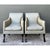 Vintage Rose Tarlow Melrose House “Sabre Leg” Lounge Chairs - A Pair For Sale - Image 11 of 12