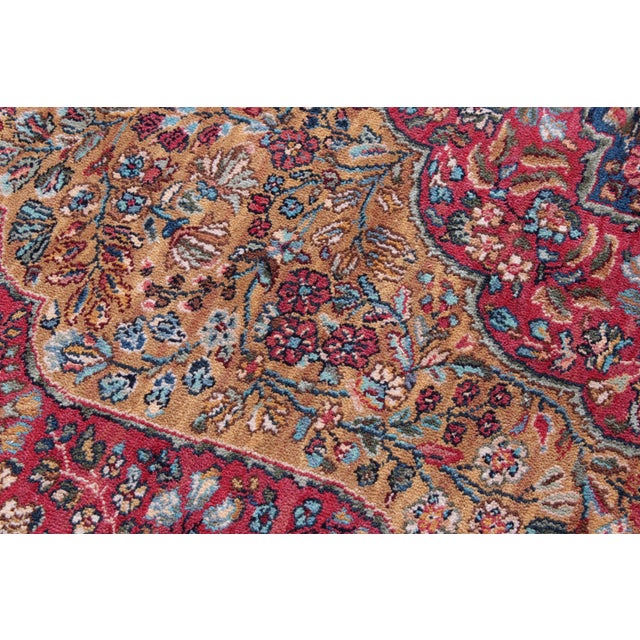 Red Karastan Impressive Oriental Style Approx: 8’8” X 10’6” Wool Rug For Sale - Image 8 of 16