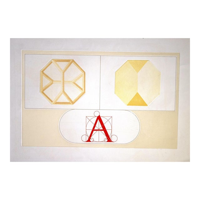 Lucio Del Pezzo, Decalogue, Lithograph and Embossing, 1970s For Sale