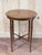 English Vintage English Style Inlaid Mahogany Round Center Table With Radial Veneer For Sale - Image 3 of 8