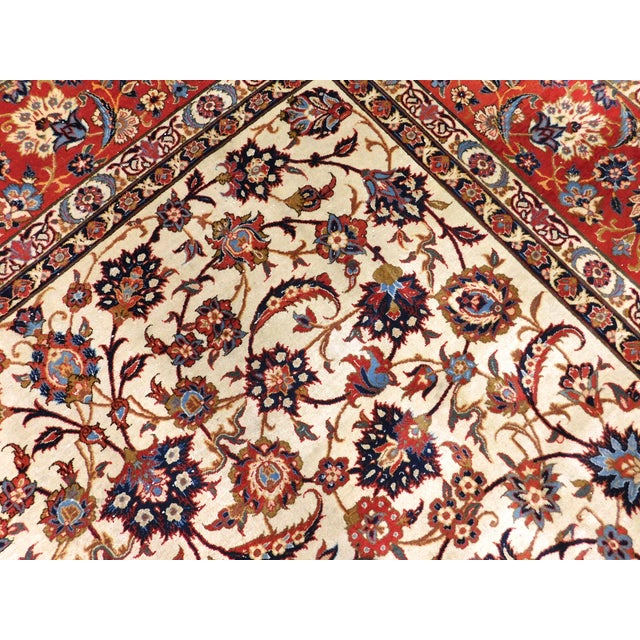 Vintage Hand Knotted Room Size Persian Rug. 9'3"x 12'6" For Sale In Los Angeles - Image 6 of 18