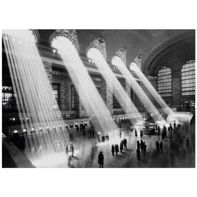 Sun Beams Into Grand Central Station (1930) - Silver Gelatin Fibre Print (Photo by Hal Morey/Getty Images) Beams of...