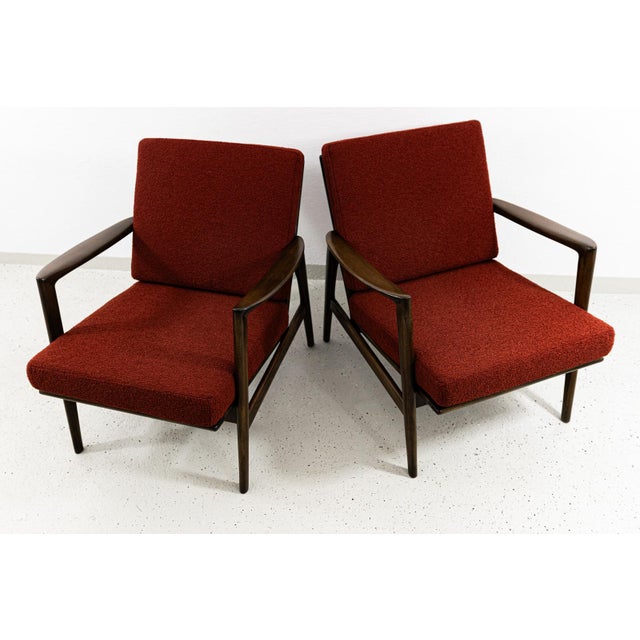Vintage Lounge Chairs from SFM, Poland, 1960s, Set of 2 For Sale - Image 12 of 17