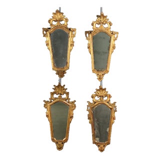 Carved and Gilded Wooden Frames, Set of 4 For Sale