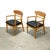 Wood Lane “Acclaim” Walnut & Ash Pair of Armchairs For Sale - Image 7 of 10