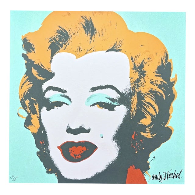 After Andy Warhol, Marilyn Monroe Light Green, 1980s, Print For Sale